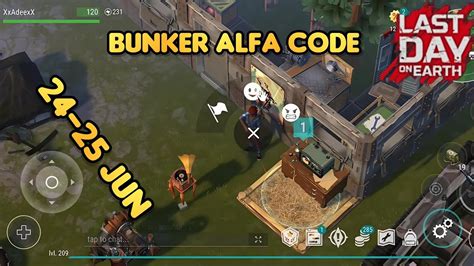 bunker alfa code|last day bunker code.